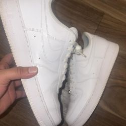 All White AF1