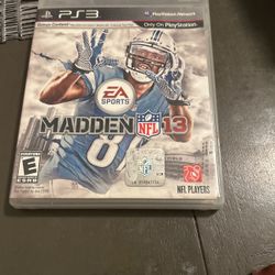 Madden 13 On PS3 
