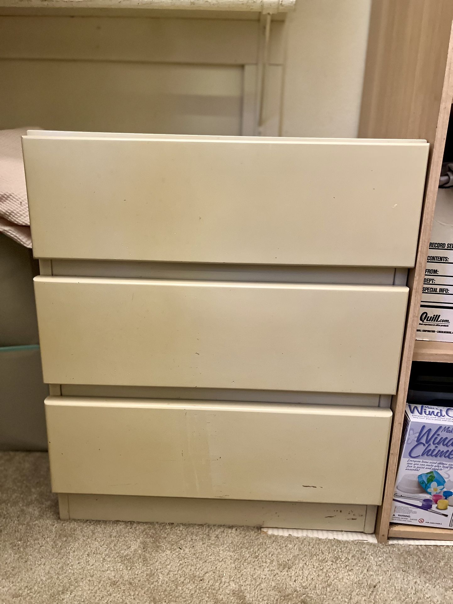 3 Drawer Dresser Nightstand Closet
