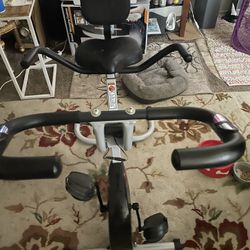 Preform Exercise  Desk  Bike