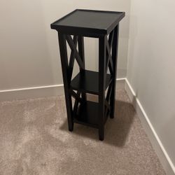 Black Wooden Plant Stand