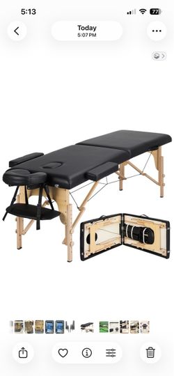 Brand new massage table, heavy duty folding portable
