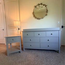 Pottery Barn Dresser, changing table and night stand