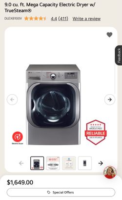 LG Gas Dryer Tested Works Great