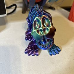 3D Printed Articulated Skeleton Dog Fidget Toy