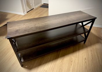 Alden Design Industrial Wooden TV Stand