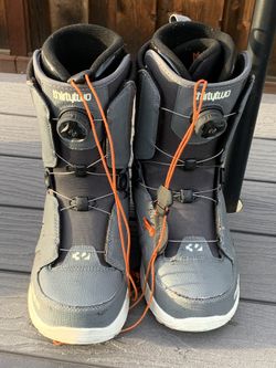Men’s 32 BOA Snowboard Boots Size 9 in charcoal
