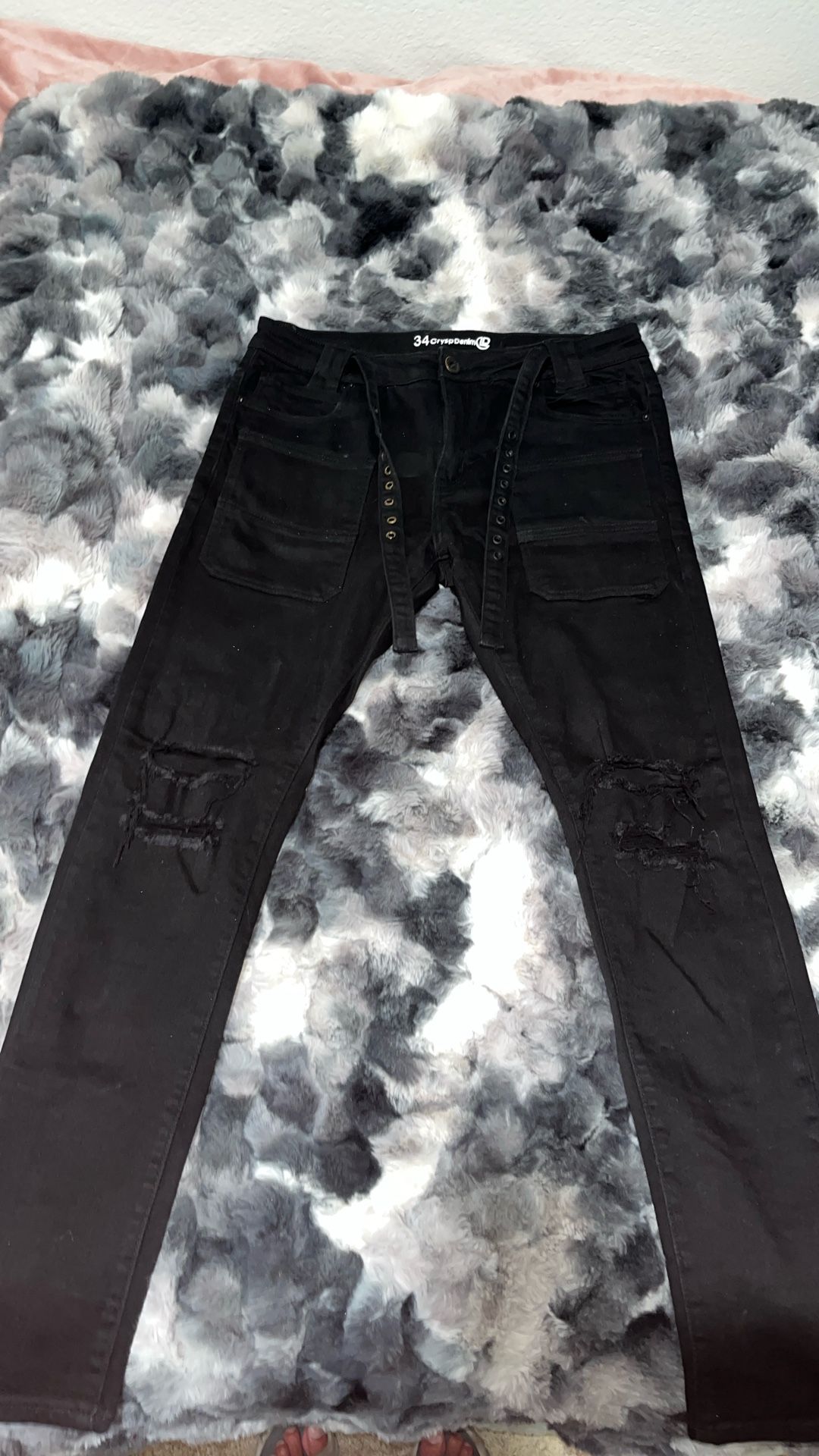 Crysp Denim Jeans. Sz 34,All Products : American Fashion Style Bags On Sale