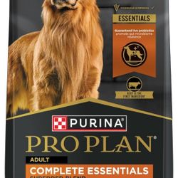 BRAND NEW..Purina Pro Plan Complete Essentials Shredded Blend Beef and Rice Dog Food Dry Formula wit