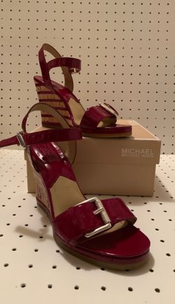 Michael Kors red sandal