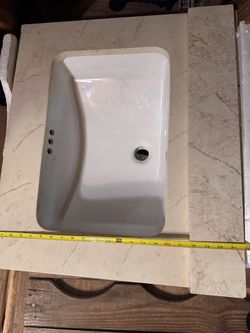 Granite sink and top