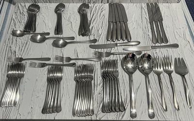 Lot of 70x Assorted Flatware Stainless Steel