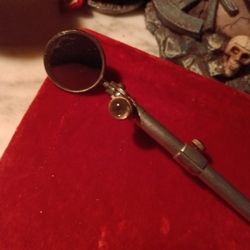 Antique Van Wagner Mirror On Pole.