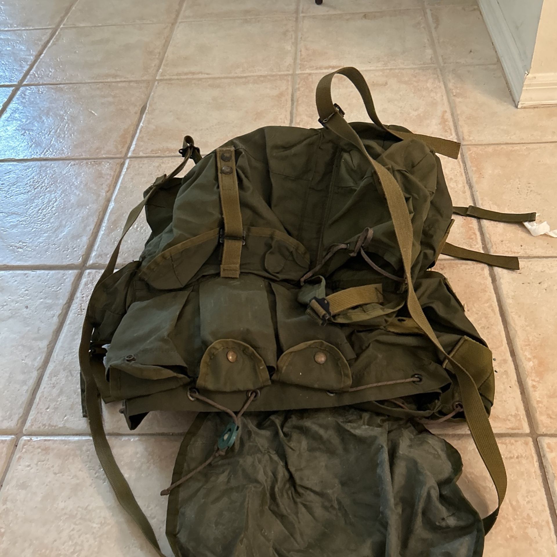 Army Backpack Gulf War Era