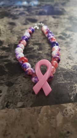 Breast cancer awareness bracelet