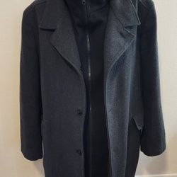 Sean John Fine Tailoring Peacoat Coat 