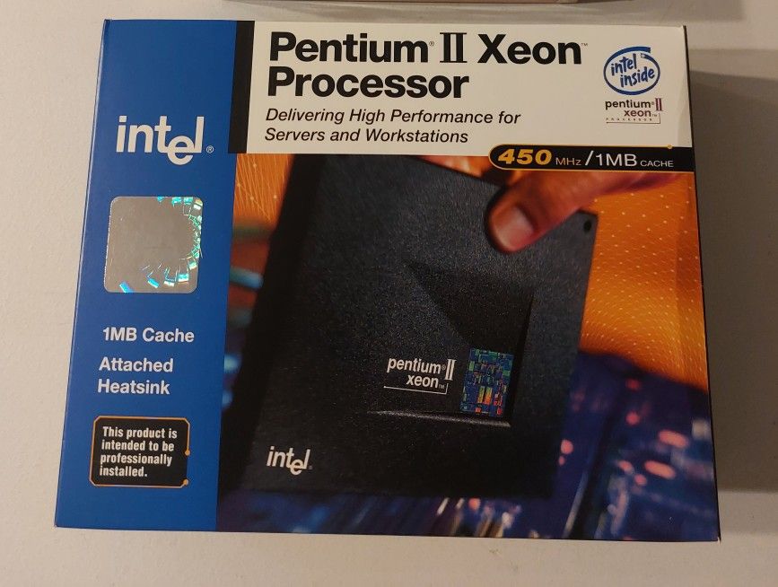 Vintage 1999 Intel Pentium Computer Processor New With Box