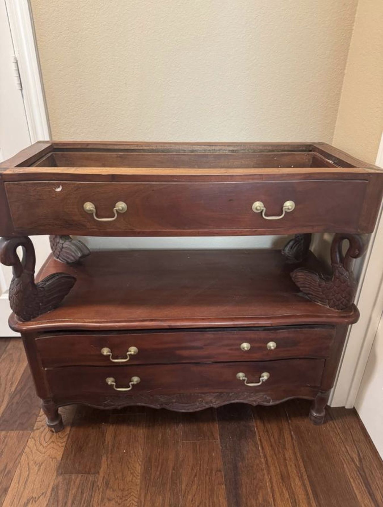 Vintage Pulaski Side Table High Boy Side Table Bake Street Collection