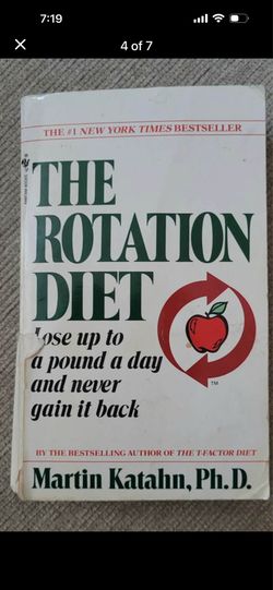 Vintage The Rotation Diet Paperback Book by Martin Katahn, Ph.D.