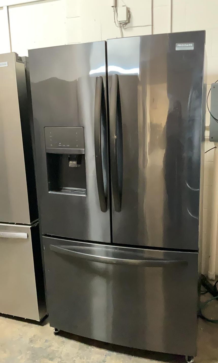 Frigidaire 3-Door Black Stainless Refrigerator