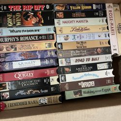 VHS 📼 VCR Bundle Older Classic Movies All For $10