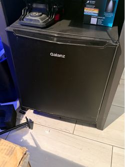Small black fridge