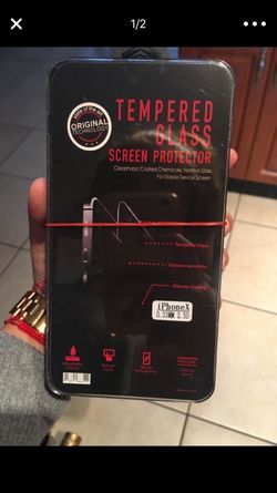 Tempered glass for iPhone X