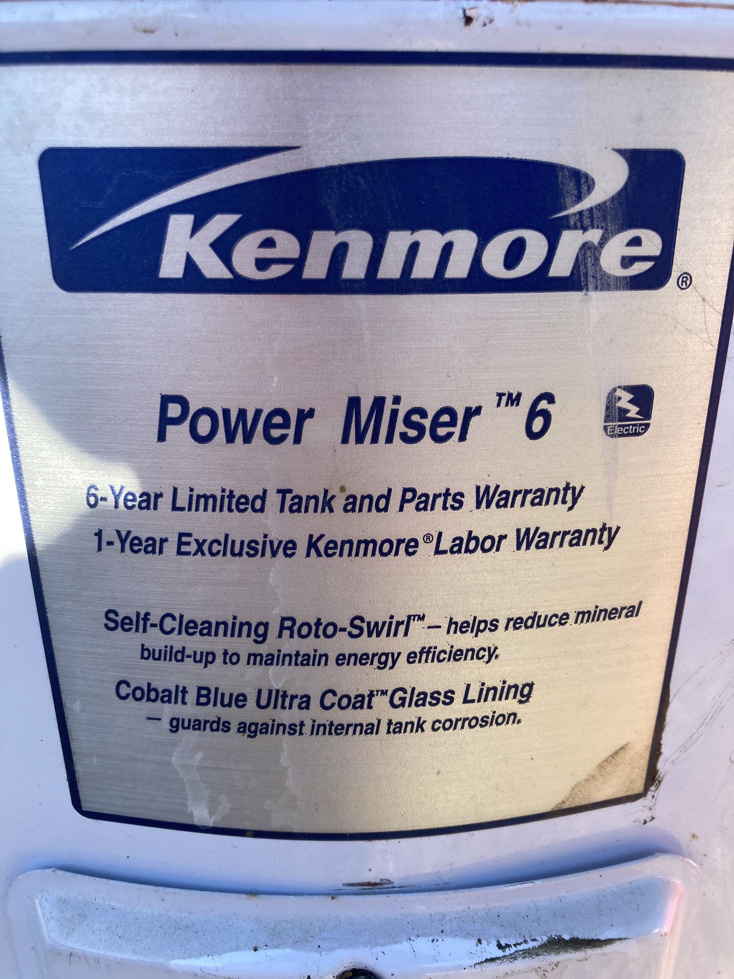 Kenmore 49 Gallon Water Heater