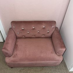 Velvet Dog Couch 