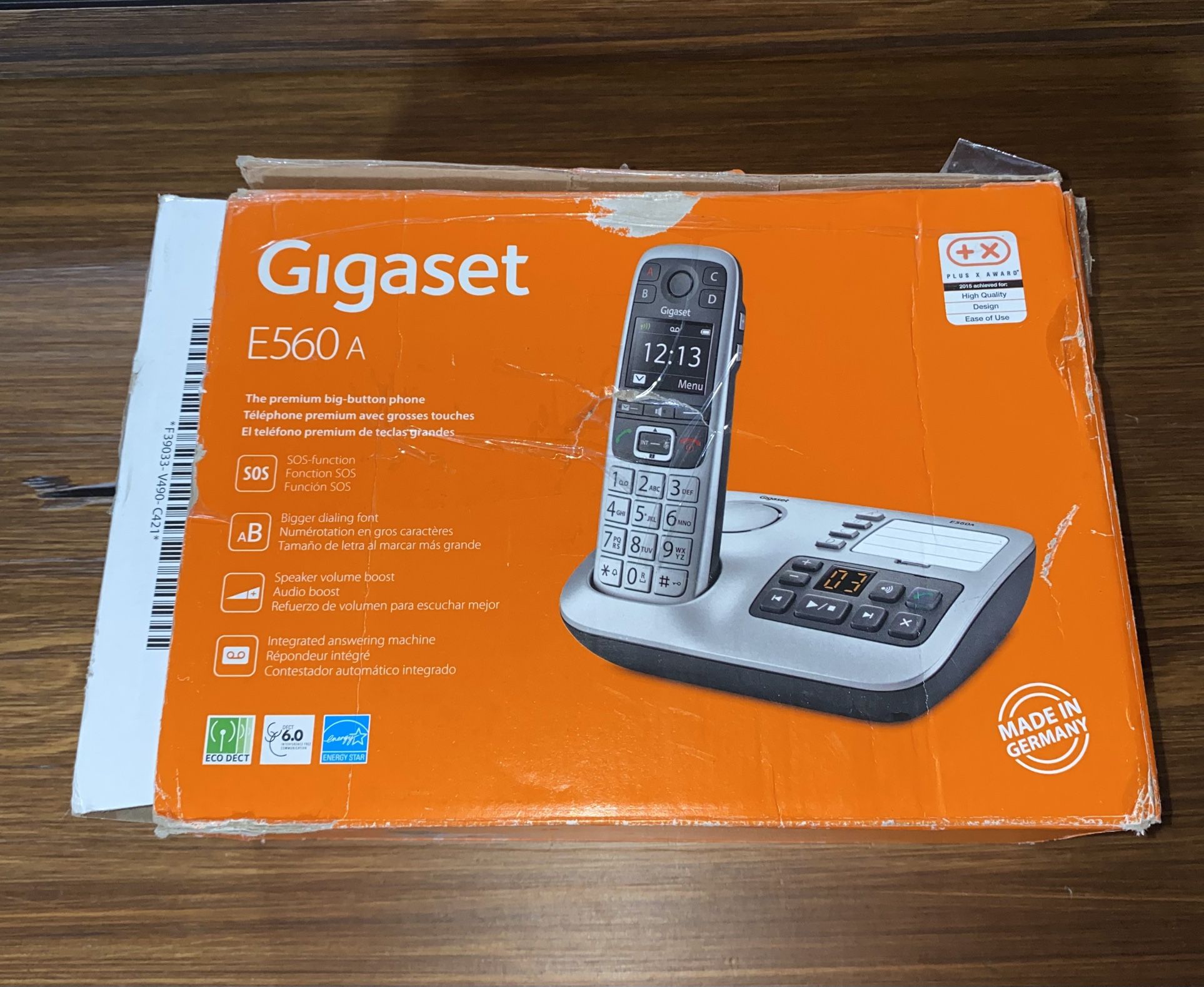 NEW Gigaset Big Button Home Phone • SOS, Volume Boost & Easy Dialing