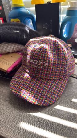 Supreme x Harris Tweed 6-Panel Red Yellow Black 3colors 25FW
