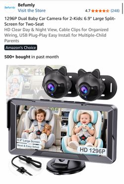 Brand new : Dual Baby Car Camera