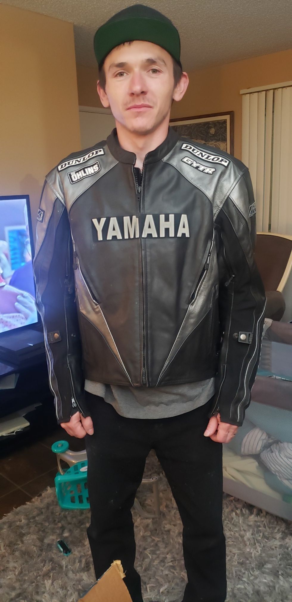Yamaha R series racing motorcycle jacket