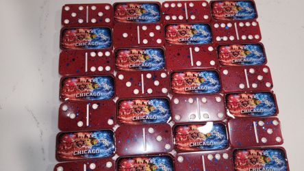 Chicago teams domino set