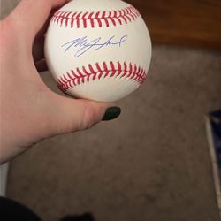 Mick Abel Signed Baseball 