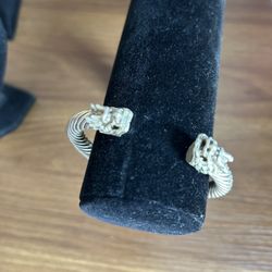 Silver Cuff Dragon Bracelet 