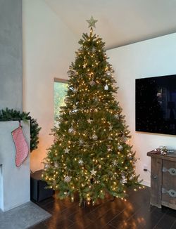 Christmas in July- 9ft Pre-Lit Dunhill Fir Artificial Christmas Tree