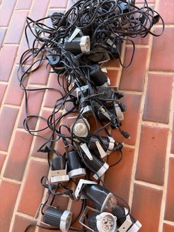 Outdoor LED Spotlight Set with Cables