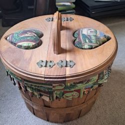 Xtra Large Crafter Basket With Dolk Quilting