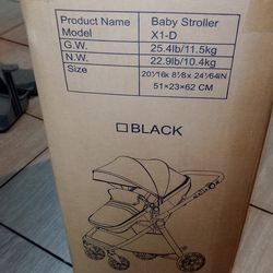 2 in 1 Baby Stroller with bassinet