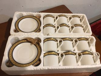 Espresso / Turkish coffee cups & saucers