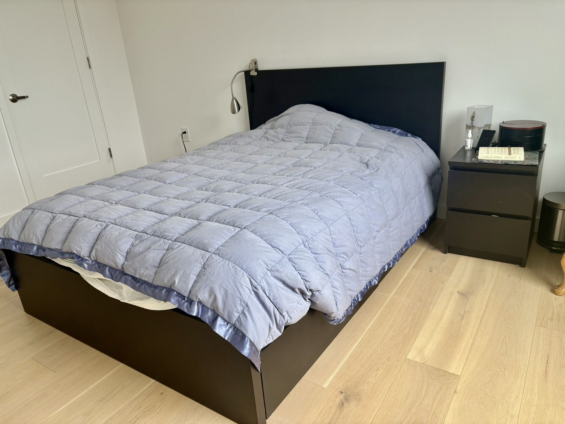 IKEA Malm Full Bed Frame with mattress