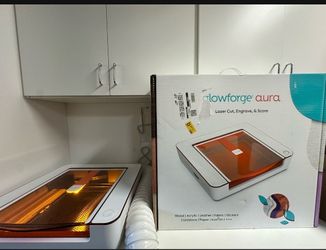 Glowforge Aura Craft Laser Cutter Machine.