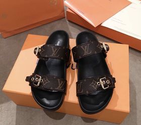 Louis Vuitton Monogram Canvas Bom Dia Flat Mule Sandals Size 8.5