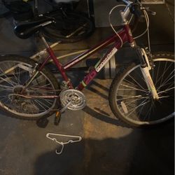 Green and Burgundy 6 speed 