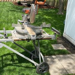 Ridgid Sliding Compound Miter Saw w/stand