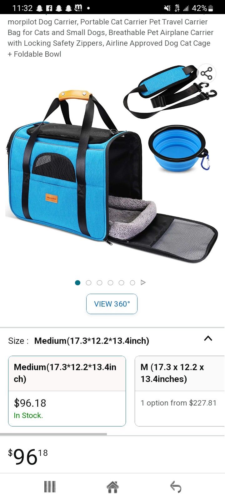 Brand New Pet Carrier Still In Box