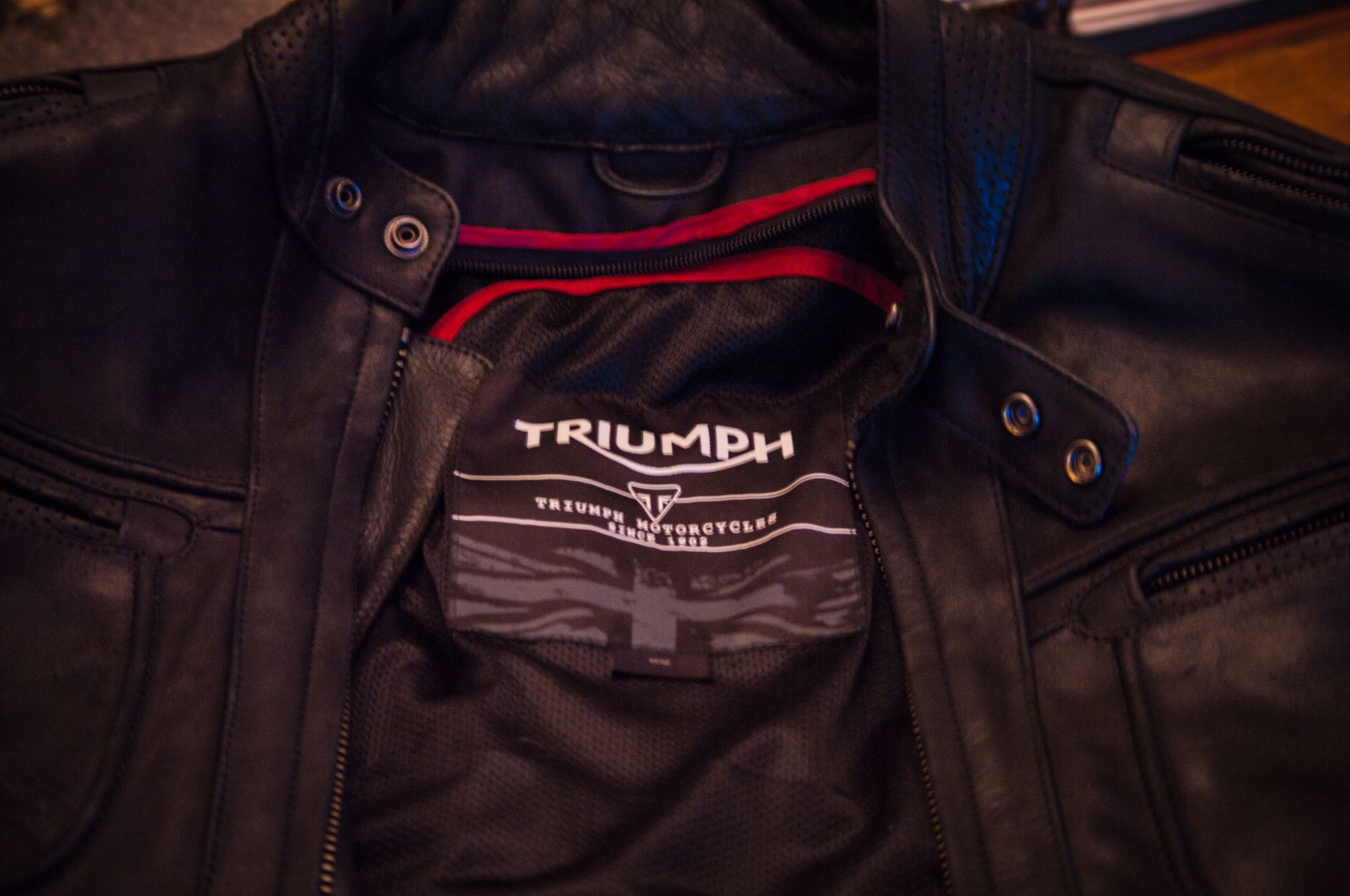 Triumph Steve McQueen Leather Motorcycle Jacket
