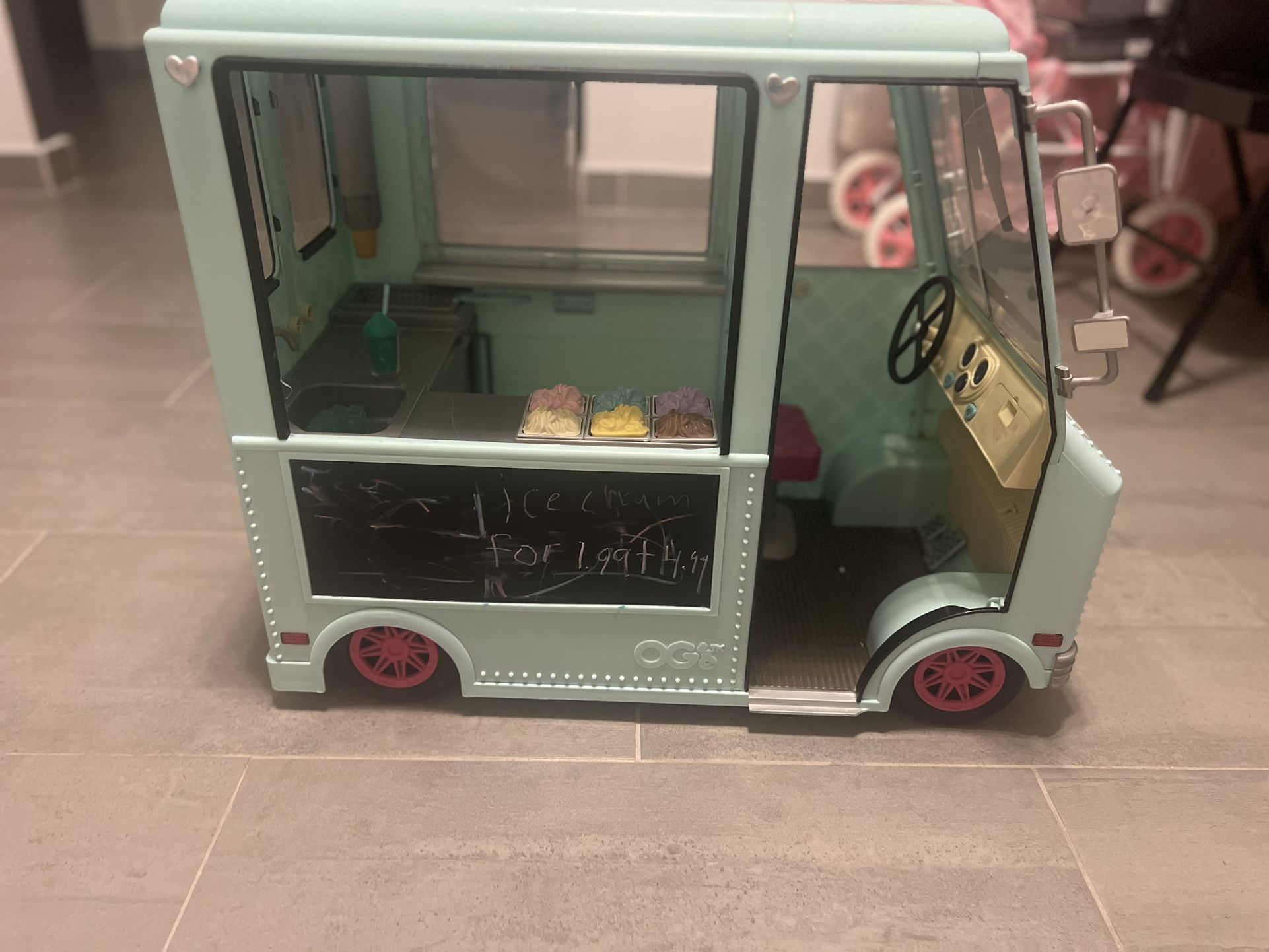 American Doll Ice Cream Truck