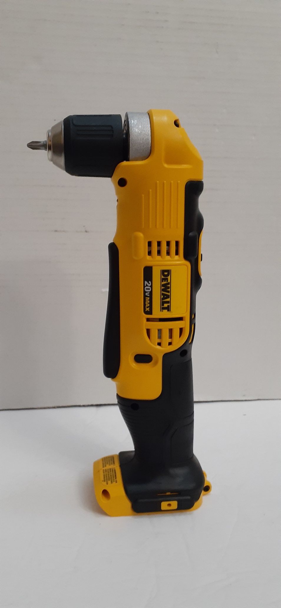 DEWALT 20-Volt MAX Lithium-Ion Cordless 3/8 in. Right Angle Drill 2 speed(Tool-Only) brand new nuevo